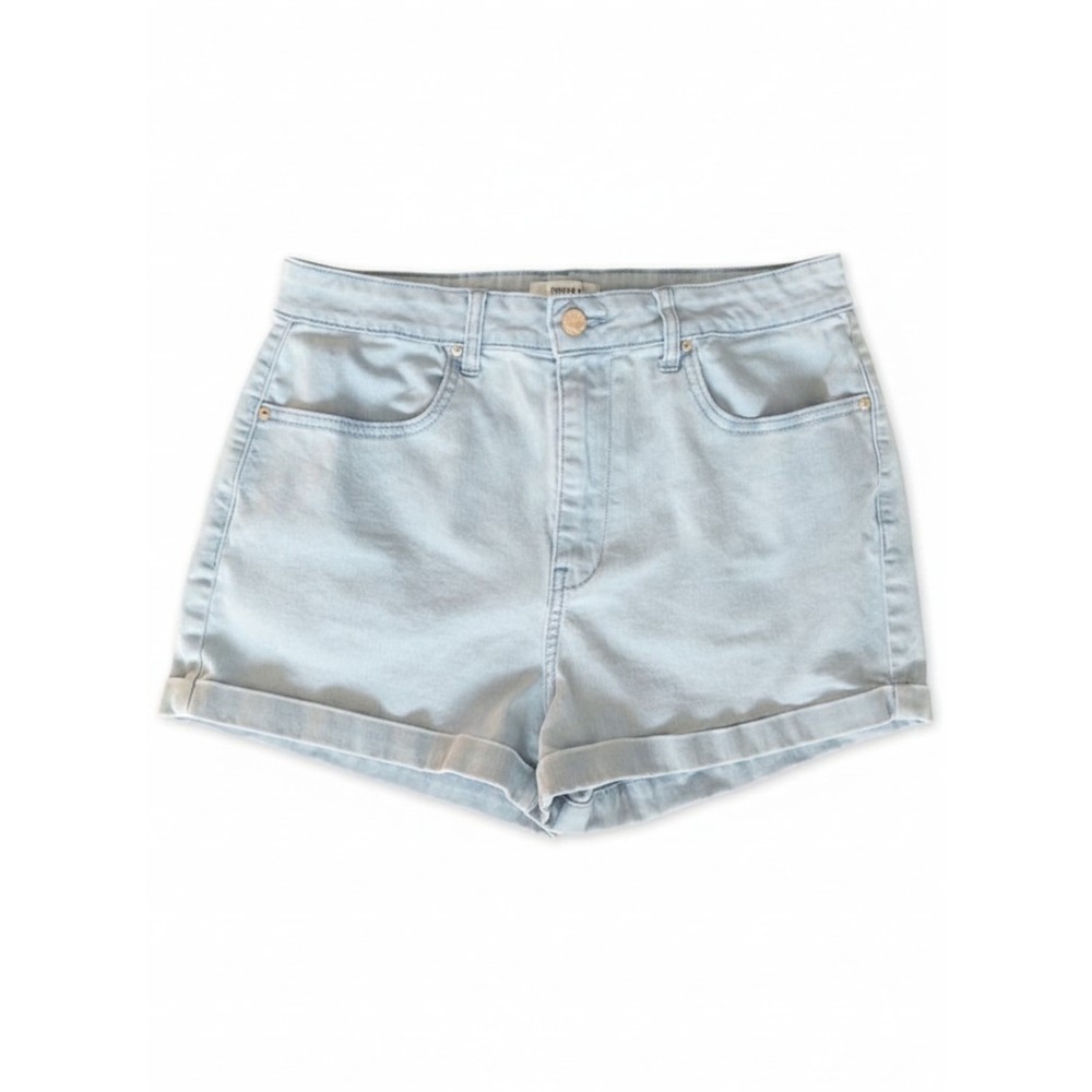 Forever 21 Denim Shorts Womens 31‎ High Waisted Light Wash Blue Coastal Cowgirl